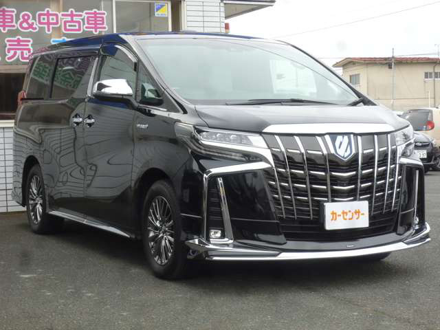 中古車 トヨタ アルファード ハイブリッド 2 5 エグゼクティブ ラウンジ S 4wd の中古車詳細 30 000km ブラック 岩手県 6万円 中古車情報 中古車検索なら 車選びドットコム 車選び Com
