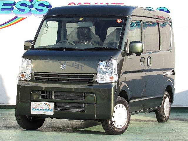 中古車 スズキ エブリイ ジョイン ターボ ハイルーフ 4wd 届出済未使用車新品mナビ1セグキーレス の中古車詳細 登録済未使用車 6km グリーンメタリック 埼玉県 133 9万円 中古車情報 中古車検索なら 車選びドットコム 車選び Com
