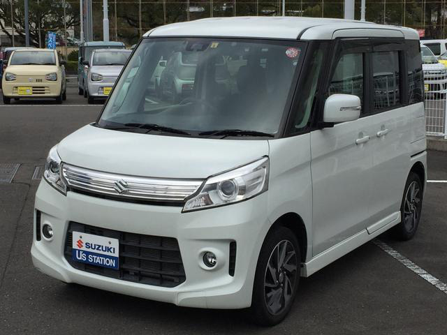 中古車 スズキ スペーシアカスタム Ts の中古車詳細 62 000km パールホワイト 高知県 79万円 中古車情報 中古車検索なら 車 選びドットコム 車選び Com