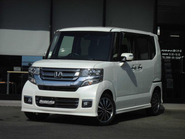 中古車 ホンダ N Boxカスタム G ターボ Lパッケージ の中古車詳細 47 310km パール 愛媛県 135万円 中古車情報 中古車検索なら 車選びドットコム 車選び Com