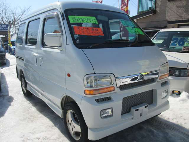 中古車 スズキ エブリイワゴン スポーツ 4wd の中古車詳細 141 000km ホワイトパール 岩手県 23 5万円 中古車情報 中古 車検索なら 車選びドットコム 車選び Com