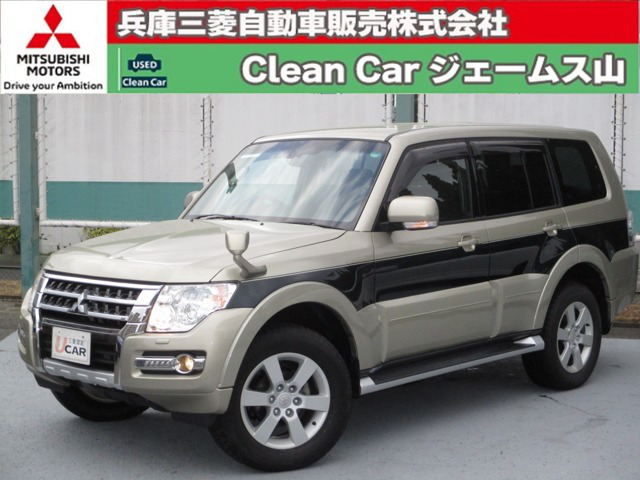 中古車 三菱 パジェロ 3 0 ロング エクシード 4wd 19 000km ベージュグリーン 兵庫県 359 8万円 中古車情報 中古車検索なら 車選びドットコム 車選び Com
