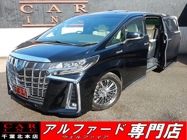中古車 トヨタ アルファード ハイブリッド 2 5 エグゼクティブ ラウンジ S 4wd サンルーフ 白革シート Jblサウンド 39 000km ブラック 千葉県 528万円 中古車情報 中古車検索なら 車選びドットコム 車選び Com