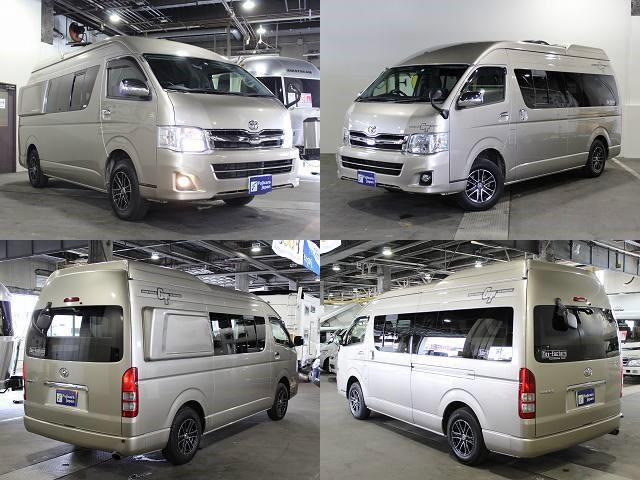 中古車 トヨタ ハイエース キャンピング トイファクトリー Gt エアロソーラー 4wd の中古車詳細 25 915km ゴールド 北海道 609万円 中古車情報 中古車検索なら 車選びドットコム 車選び Com