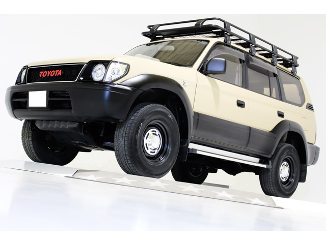 中古車 トヨタ ランドクルーザープラド 2 7 Txパッケージiii 4wd 丸目仕様 ヴィンテージ16インチaw 1オーナ の中古車詳細 99 000km ベージュ 群馬県 1万円 中古車情報 中古車検索なら 車選びドットコム 車選び Com