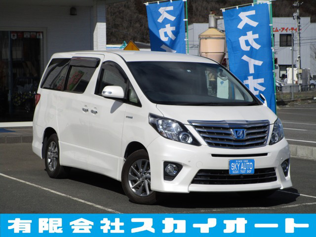 中古車 トヨタ アルファードハイブリッド 2 4 Sr 4wd の中古車詳細 99 000km パールホワイト 岩手県 158万円 中古車 情報 中古車検索なら 車選びドットコム 車選び Com