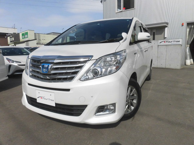 中古車情報 トヨタ アルファードハイブリッド 2 4 G 4wd あり の中古車詳細 走行距離 4 0万km カラー パール 販売地域 北海道札幌市厚別区 中古車を探すなら Carme カーミー 中古車