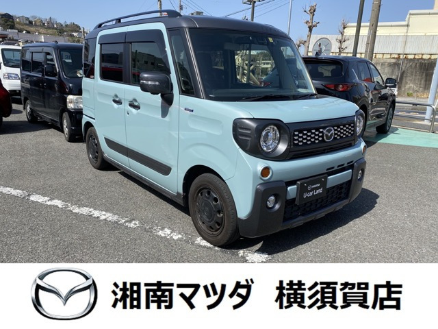 中古車 マツダ フレアワゴン タフスタイル ハイブリッド Xt 4wd の中古車詳細 24 000km ライトブルー 神奈川県 145万円 中古車情報 中古車検索なら 車選びドットコム 車選び Com