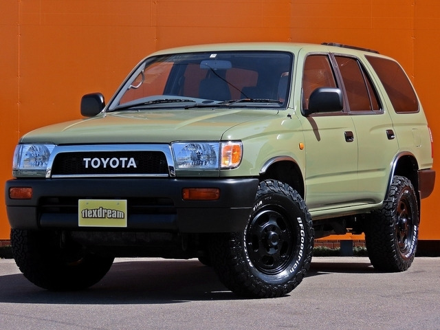 中古車 トヨタ ハイラックスサーフ 3 4 Ssr X ワイド 4wd の中古車詳細 171 000km グリーン 愛知県 179 8万円 中古車情報 中古車検索なら 車選びドットコム 車選び Com