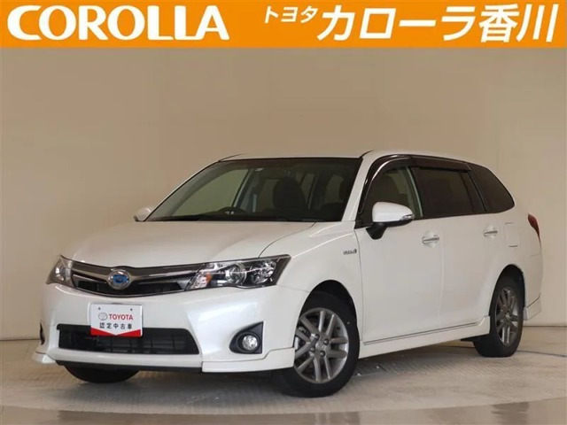 中古車 トヨタ カローラフィールダー 1 5 ハイブリッド G エアロツアラー W B の中古車詳細 48 000km ホワイトパール 香川県 103 4万円 中古車情報 中古車検索なら 車選びドットコム 車選び Com