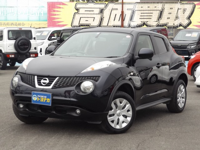 中古車 日産 ジューク 1 5 15rx タイプv 純正メモリーナビ インテリジェントキー の中古車詳細 59 000km ブラック 群馬県 73 8万円 中古車情報 中古車検索なら 車選びドットコム 車選び Com