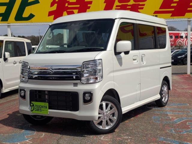 中古車 スズキ エブリイワゴン Pzターボ の中古車詳細 登録済未使用車 4km走行 パールホワイト 千葉県 156 8万円 中古車 情報 中古車検索なら 車選びドットコム 車選び Com