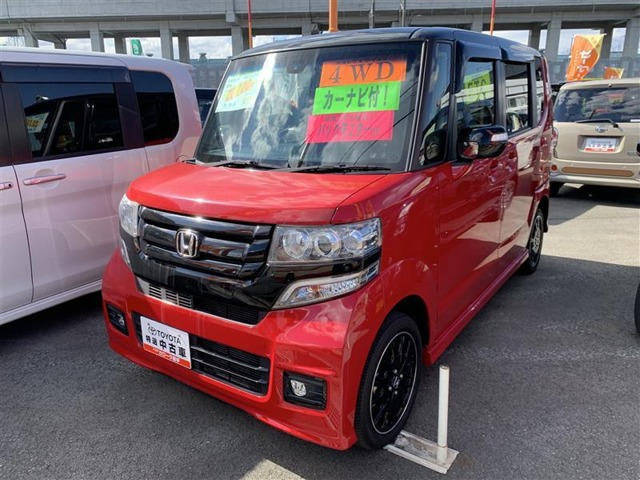 中古車 ホンダ N Boxカスタム G ターボ Lパッケージ 4wd の中古車詳細 42 000km レッド 岩手県 152 8万円 中古 車情報 中古車検索なら 車選びドットコム 車選び Com