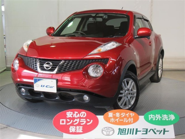 中古車 日産 ジューク 1 6 16gt Four 4wd の中古車詳細 55 000km レッド 北海道 99 8万円 中古車情報 中古車検索なら 車選びドットコム 車選び Com