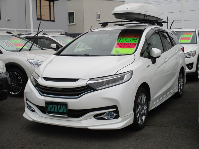 中古車 ホンダ シャトル 1 5 ハイブリッド Z 4wd の中古車詳細 68 000km パールホワイト 青森県 149万円 中古車 情報 中古車検索なら 車選びドットコム 車選び Com