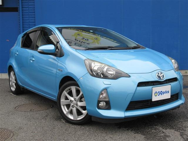 中古車 トヨタ アクア 1 5 G スマートキー Bluetooth ナビ フルセグ の中古車詳細 100 000km ブルー 愛知県 34万円 中古車情報 中古車検索なら 車選びドットコム 車選び Com