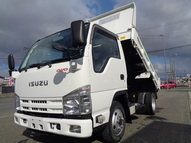 中古車 いすゞ エルフ ダンプ 2トン ダンプ 4wd の中古車詳細 97 000km ホワイト 山形県 295万円 中古車情報 中古車 検索なら 車選びドットコム 車選び Com