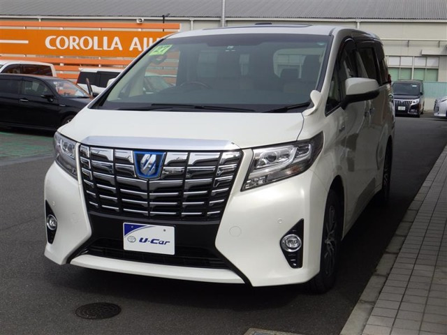 中古車 トヨタ アルファード ハイブリッド 2 5 G 4wd の中古車詳細 57 000km パールメタリック 愛知県 328万円 中古車情報 中古車検索なら 車選びドットコム 車選び Com