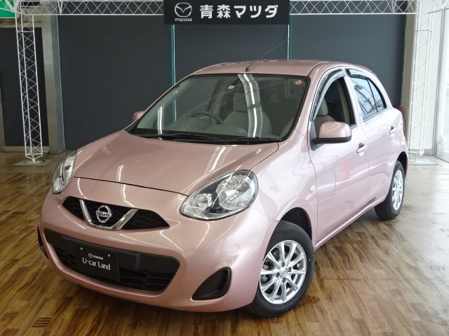 中古車 日産 マーチ 1 2 X Four Vセレクション 4wd の中古車詳細 32 000km ピンク 青森県 66万円 中古車情報 中古車検索なら 車選びドットコム 車選び Com
