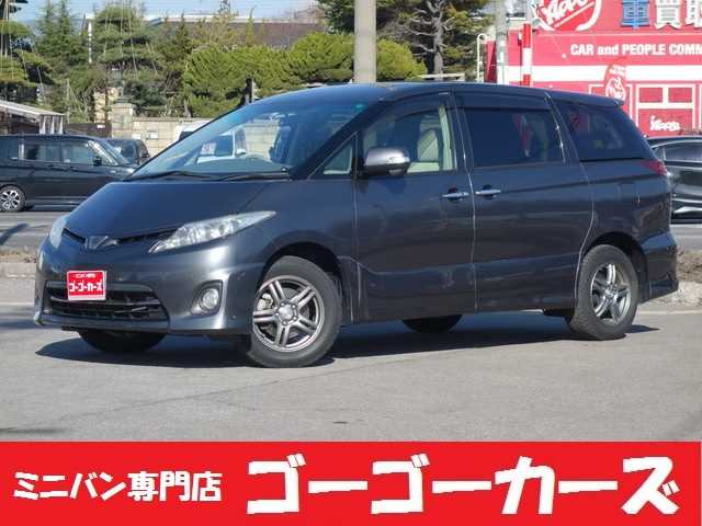 中古車 トヨタ エスティマ 2 4 アエラス Gエディション 4wd の中古車詳細 103 000km グレー 青森県 80万円 中古車 情報 中古車検索なら 車選びドットコム 車選び Com