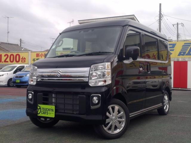 中古車 スズキ エブリイワゴン Pzターボ の中古車詳細 登録済未使用車 6km走行 クロ 千葉県 154 8万円 中古車情報 中古車 検索なら 車選びドットコム 車選び Com