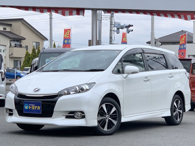 中古車 トヨタ ウィッシュ 1 8 S モノトーン ワンオーナー 純正ナビtv オートhid の中古車詳細 41 000km ホワイトパールクリスタルシャイン 群馬県 129 8万円 中古車情報 中古車検索なら 車選びドットコム 車選び Com