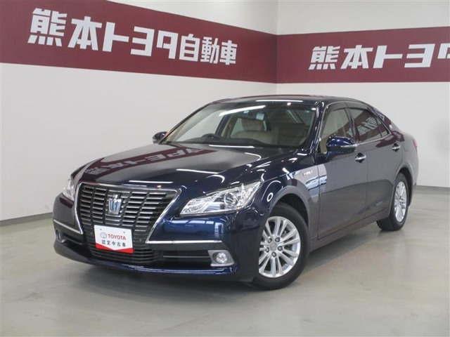 中古車 トヨタ クラウンハイブリッド 2 5 ロイヤルサルーン の中古車詳細 38 000km ダークブルーメタリック 熊本県 169 8万円 中古車情報 中古車検索なら 車選びドットコム 車選び Com