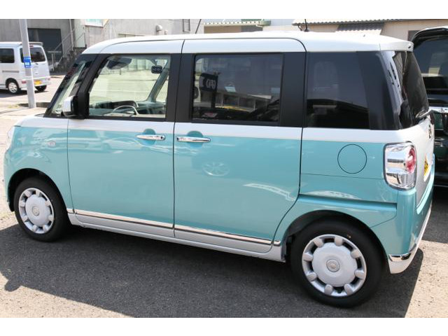 中古車 ダイハツ ムーヴキャンバス G メイクアップ リミテッド Saiii 届出済未使用車 ファインミント パールツートン の中古車詳細 登録済未使用車 8km走行 グリーン パール 徳島県 145万円 中古車情報 中古車検索なら 車選びドットコム 車選び Com 中古車 ダイハツ ムーヴキャンバス G メイクアップ リミテッド Saiii 届出済未使用車 ファインミント パールツートン の中古車詳細 登録済未使用車 8km走行 グリーン パール 徳島県 145万円 中古車情報 中古車検索なら 車選びドットコム 車選び Com