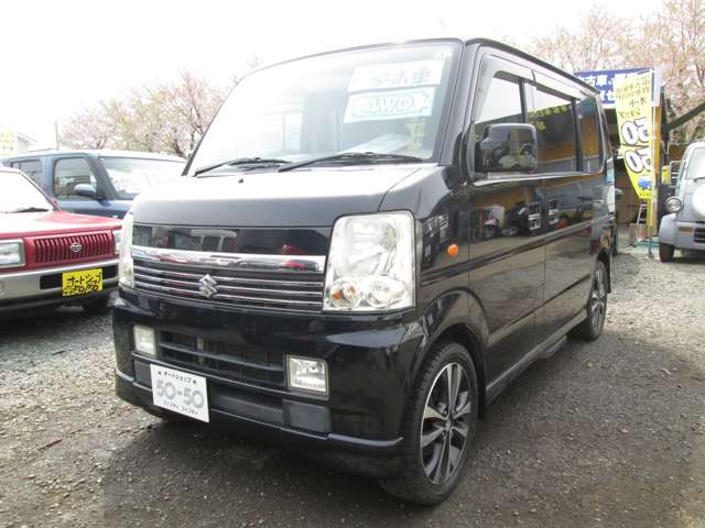 中古車 スズキ エブリイワゴン Pzターボスペシャル 4wd の中古車詳細 139 000km ブラック 岩手県 37万円 中古車 情報 中古車検索なら 車選びドットコム 車選び Com