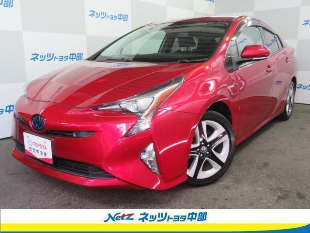 中古車 トヨタ プリウス 1 8 A ツーリングセレクション の中古車詳細 30 000km レッド 愛知県 190万円 中古車情報 中古車検索なら 車選びドットコム 車選び Com