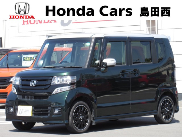 中古車 ホンダ N Boxカスタム G ターボ Lパッケージ 2トーンカラースタイル の中古車詳細 35 000km グリーンシルバーツートン 静岡県 132 6万円 中古車情報 中古車検索なら 車選びドットコム 車選び Com