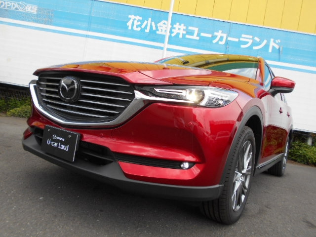 中古車 マツダ Cx 8 2 5 25s Lパッケージ の中古車詳細 185km レッド 東京都 301 9万円 中古車情報 中古車検索なら 車選びドットコム 車選び Com