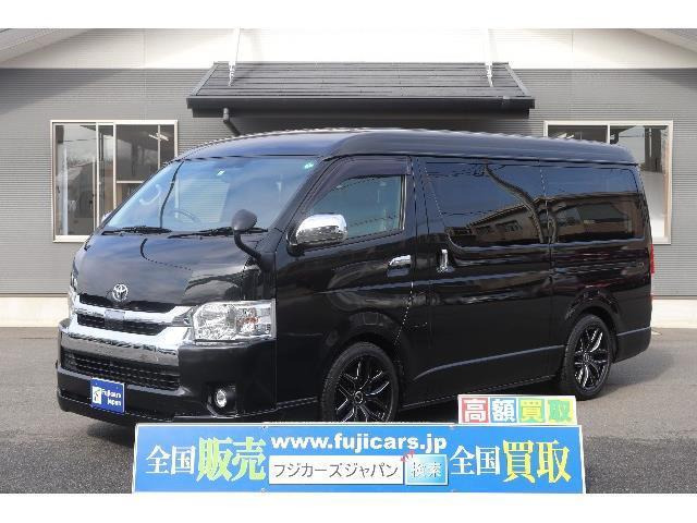 中古車 トヨタ ハイエース キャンピング ハイエース フレックス ベッドキット 後席モニター の中古車詳細 19 230km ブラック 佐賀県 398万円 中古車情報 中古車検索なら 車選びドットコム 車選び Com