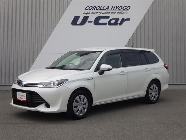 中古車 トヨタ カローラフィールダー 1 5 ハイブリッド G の中古車詳細 80 000km パールメタリック 兵庫県 101万円 中古車情報 中古車検索なら 車選びドットコム 車選び Com