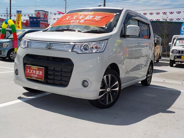 中古車 スズキ ワゴンrスティングレー の中古車詳細 14 000km パールホワイト 山形県 98万円 中古車情報 中古車検索なら 車 選びドットコム 車選び Com