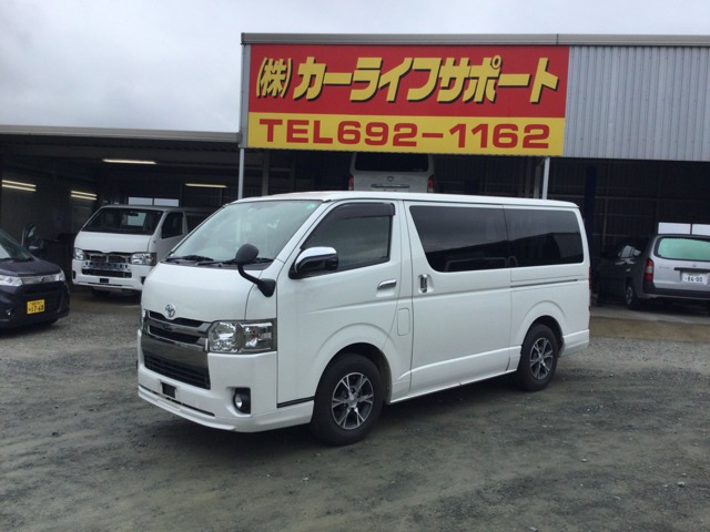 中古車 トヨタ ハイエースバン 3 0 スーパーgl ダークプライム ロング ディーゼル 4型 4ナンバー Sdナビ フルセグ Etc の中古車詳細 135 000km パール 福岡県 229万円 中古車情報 中古車検索なら 車選びドットコム 車選び Com