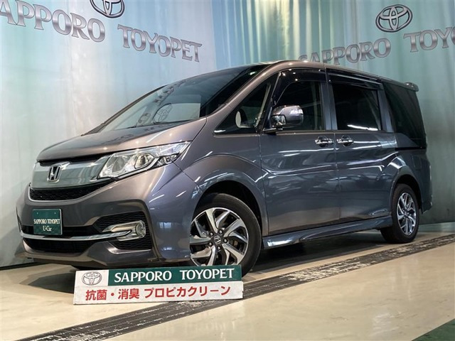 中古車 ホンダ ステップワゴン 1 5 スパーダ 4wd の中古車詳細 42 000km グレー 北海道 218万円 中古車情報 中古車検索なら 車選びドットコム 車選び Com