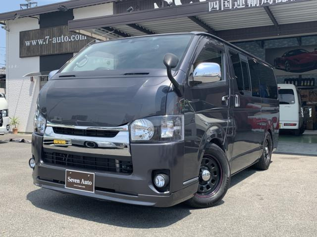 中古車 トヨタ ハイエースバン トランスポーター 4型フェイス仕様 ナビ Tv の中古車詳細 113 000km グレー 愛媛県 139 8万円 中古車情報 中古車検索なら 車選びドットコム 車選び Com