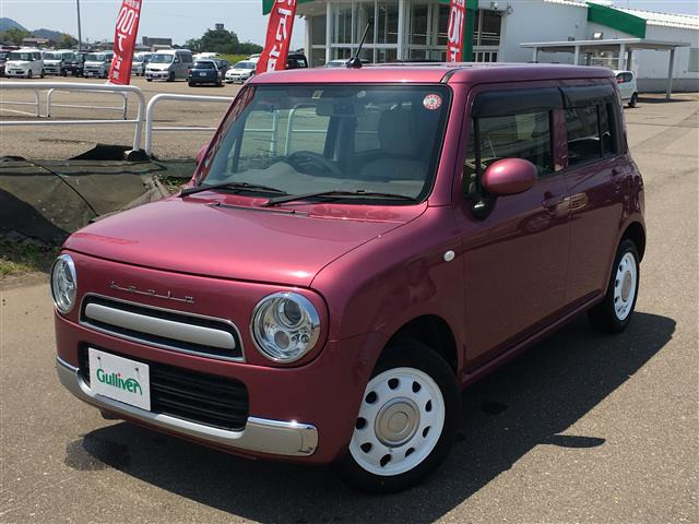 中古車 スズキ アルトラパンショコラ G 4wd 本革シート の中古車詳細 54 000km カシスピンクパールメタリック 新潟県 93 8万円 中古車情報 中古車検索なら 車選びドットコム 車選び Com