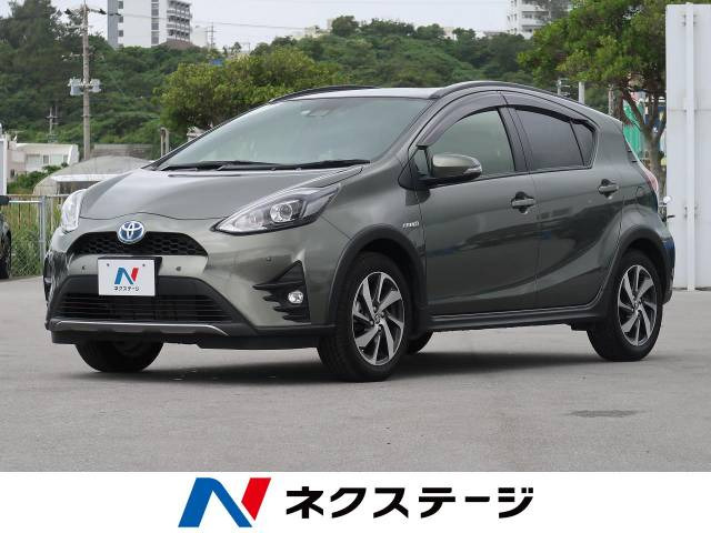 中古車 トヨタ アクア 1 5 クロスオーバー グラム の中古車詳細 7 0km オリーブマイカメタリック 沖縄県 151 9万円 中古車情報 中古車検索なら 車選びドットコム 車選び Com