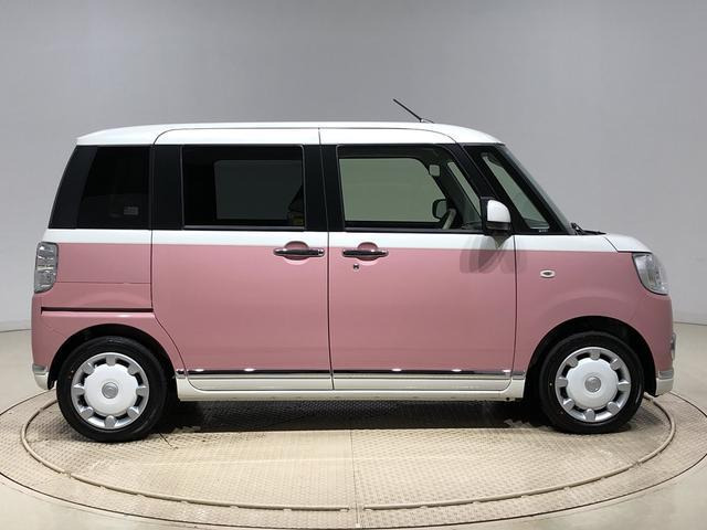 中古車 ダイハツ ムーヴキャンバス G メイクアップ リミテッド Saiii の中古車詳細 7km ピンク 広島県 150 4万円 中古車 情報 中古車検索なら 車選びドットコム 車選び Com