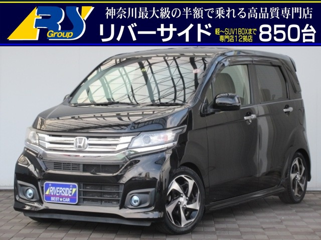 ホンダ N Wgnカスタム G ターボパッケージ 純正8型ナビbカメラetc車高調15アルミ リバーサイド