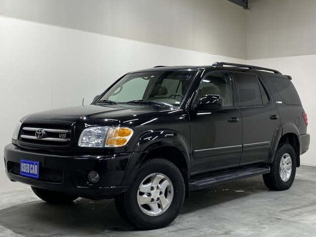 中古車 米国トヨタ セコイア リミテッド 4 7 V8 4wd サンルーフ クルコン 3列シート 本革シート の中古車詳細 ブラック 北海道 99万円 中古車情報 中古車検索なら 車選びドットコム 車選び Com