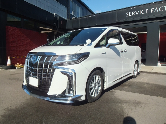 中古車 トヨタ アルファードハイブリッド 2 4 Sr Cパッケージ 4wd の中古車詳細 7 000km パールホワイト 長野県 617万円 中古車情報 中古車検索なら 車選びドットコム 車選び Com