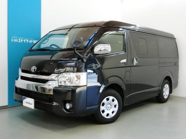 中古車 トヨタ ハイエース 2 7 Gl ロング ミドルルーフ 4wd の中古車詳細 34 000km ブラックメタリック 静岡県 264万円 中古車情報 中古車検索なら 車選びドットコム 車選び Com