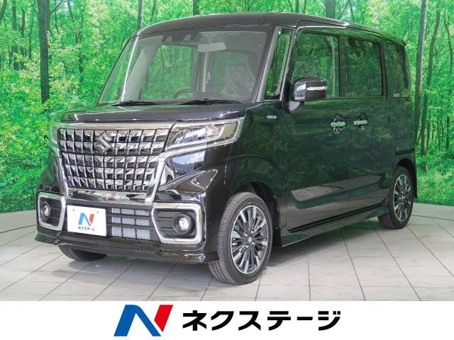 中古車 スズキ スペーシアカスタム ハイブリッド Hybrid Xs の中古車詳細 登録済未使用車 8km走行 ブルーイッシュブラックパール3 大分県 184 7万円 中古車情報 中古車検索なら 車選びドットコム 車選び Com