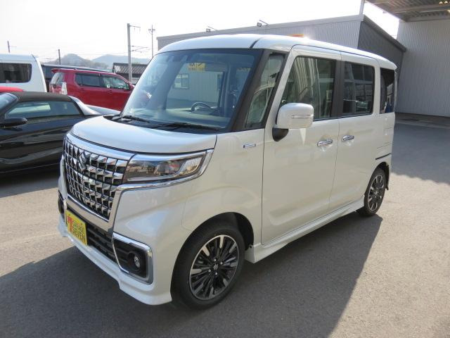中古車 スズキ スペーシアカスタム ハイブリッド Hybrid Xs 届出済未使用車 の中古車詳細 登録済未使用車 3km走行 パール 香川県 173万円 中古車情報 中古車検索なら 車選びドットコム 車選び Com
