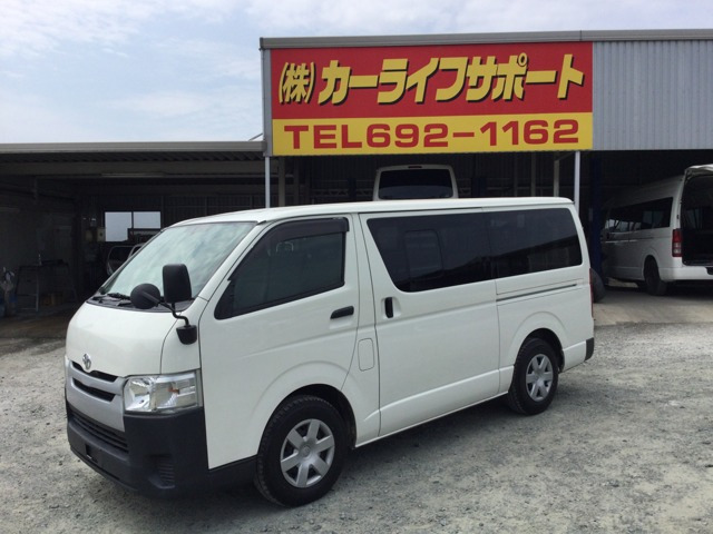 中古車 トヨタ ハイエースバン 3 0 Dx ロング ディーゼル 9人乗り Wエアコン Sdナビ ワンセグ の中古車詳細 140 000km ホワイト 福岡県 159万円 中古車情報 中古車検索なら 車選びドットコム 車選び Com