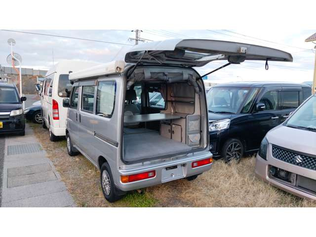 ホンダ アクティバン SDX 4WD キャンピング 禁煙車 WHITE-HOUSE製 ナビ
