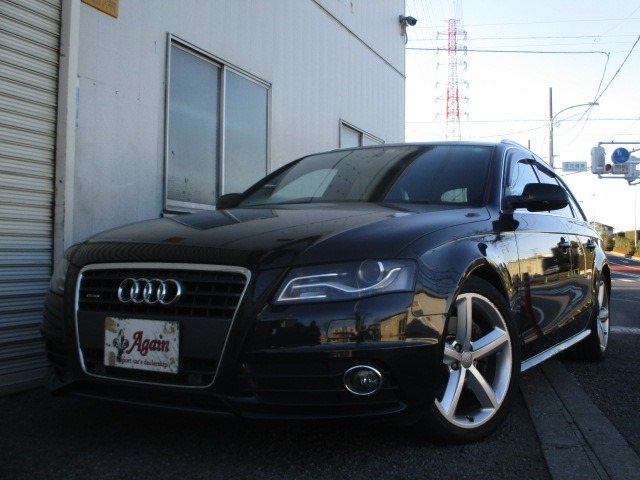 中古車 アウディ A4アバント 2.0 TFSI クワトロ 4WD 黒革スマートキー